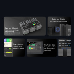 Зарядний пристрій для дрона iSDT MA331 Air 3 Series Charging Hub (iSDT-MA331)