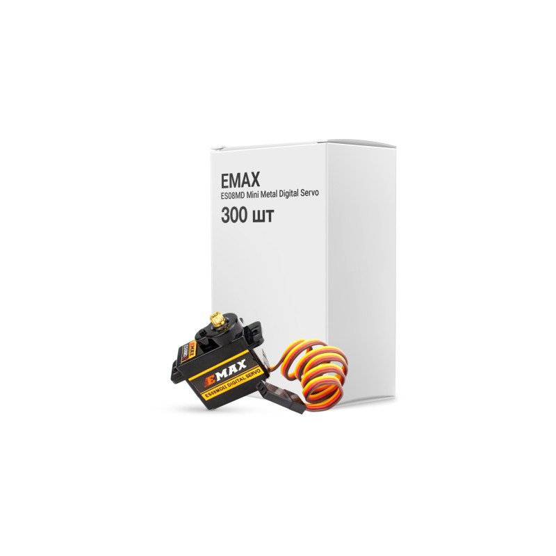 Сервопривід для дрона Emax ES08MD Mini Metal Digital Servo упаковка 300 шт. (0102003023BOX)
