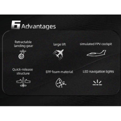 Літаюче крило ATOMRC Beluga RTH (BRTH)