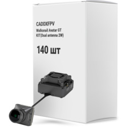 Відеосистема FPV CADDXFPV Walksnail Avatar GT KIT(Dual antenna 2W) упаковка 140 шт. (WN12-2W14BBOX140)