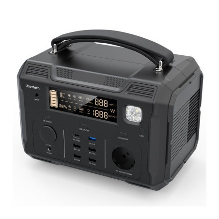 Зарядна станція Choetech BS004-EU-BK, 500W (BS004-EU-BK)