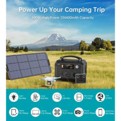 Зарядна станція Choetech BS004-EU-BK, 500W (BS004-EU-BK)