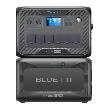 Зарядна станція BLUETTI AC300 3000W + B500K 5120Wh (AC300+B500K)