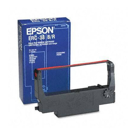 Картридж Epson ERC-38 Black/Red Ribbon Cassette (C43S015376)