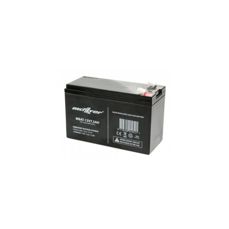 Батарея до ДБЖ Maxxter 12V 7.5AH (MBAT-12V7.5AH)