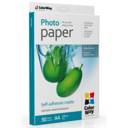 Фотопапір ColorWay A4 120г glossy 50л (PMS1208050A4)