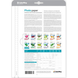 Фотопапір ColorWay A4 120г glossy 50л (PMS1208050A4)