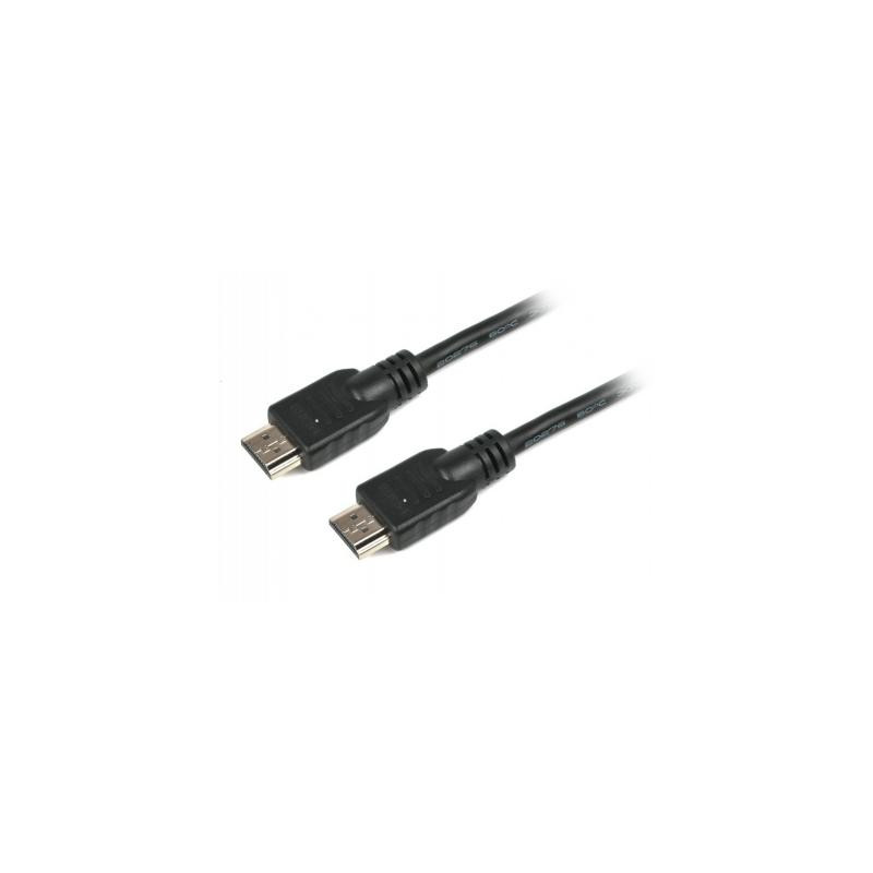 Кабель мультимедійний HDMI M to HDMI M 1.0m Maxxter (V-HDMI4-1M)