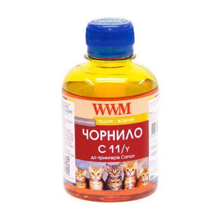 Чорнило WWM CANON CL441/511/513/CLI521/426 Yellow (C11/Y)