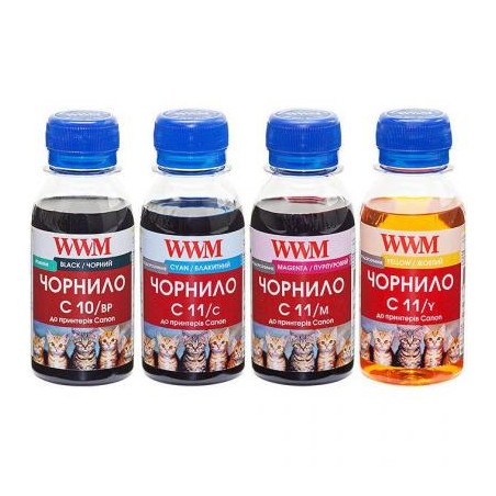 Чорнило WWM CANON PG510BP/CL511C/M/Y Комплект (C10/11SET4-2)