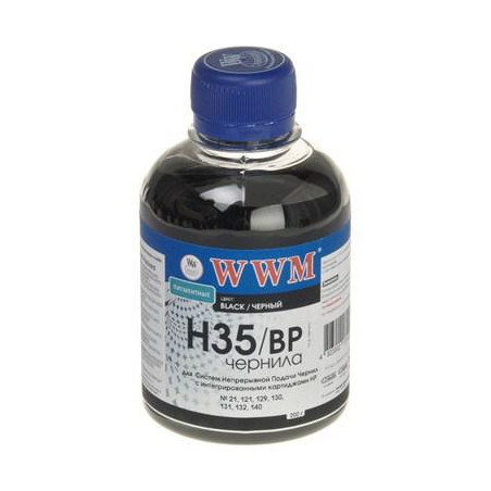 Чорнило WWM HP № 21/121/129/130/132/140 BlackPg (H35/BP)