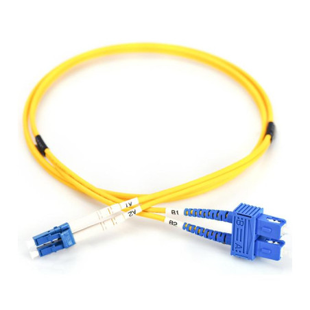 Оптичний патчкорд Digitus LC/UPC-SC/UPC,9/125,OS2,duplex,2m (DK-2932-02)