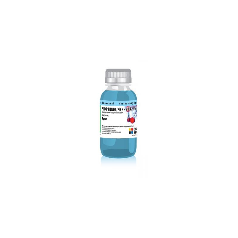 Чорнило ColorWay Epson SP R270/290 RX500 TX650 200мл LCyan (CW-EW650LC02)
