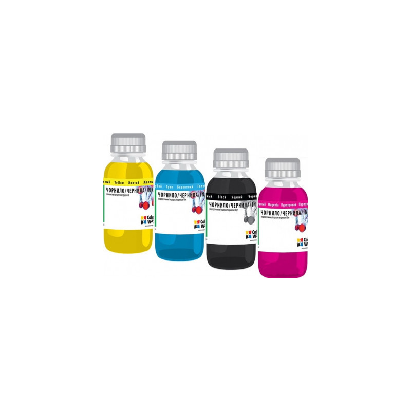 Чорнило ColorWay Brother Universal BK/С/M/Y (CW-BW100SET01)
