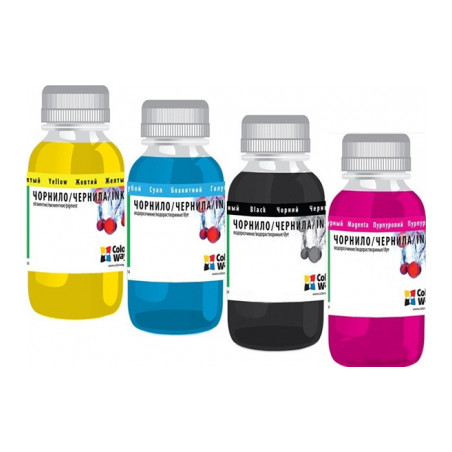 Чорнило ColorWay Brother Universal BK/С/M/Y (CW-BW100SET01)