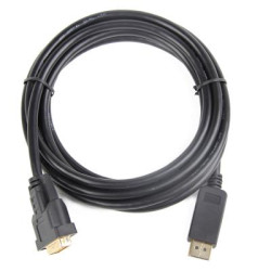 Кабель мультимедійний DisplayPort M to DVI M 1.8m 24+1pin Cablexpert (CC-DPM-DVIM-1.8М/CC-DPM-DVIM-6)