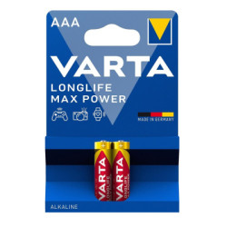 Батарейка Varta AAA Longlife Max Power лужна * 2 (04703101412)