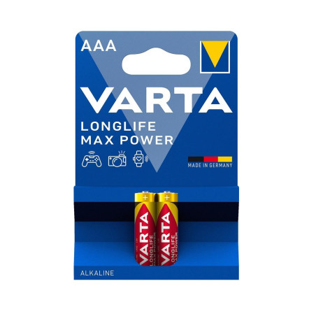 Батарейка Varta AAA Longlife Max Power лужна * 2 (04703101412)