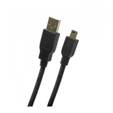 Дата кабель USB 2.0 AM to Mini 5P 1.5m Extradigital (KBU1628)