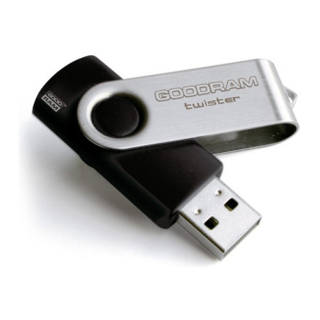 USB флеш накопичувач Goodram 16GB Twister Black USB 2.0 (UTS2-0160K0R11)