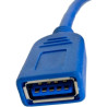 Дата кабель USB 3.0 AM/AF 1.5m 28 AWG, Super Speed Extradigital (KBU1632)