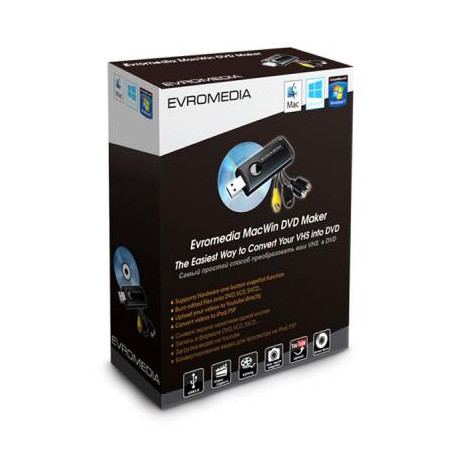 ТВ тюнер EvroMedia MacWin DVD Maker