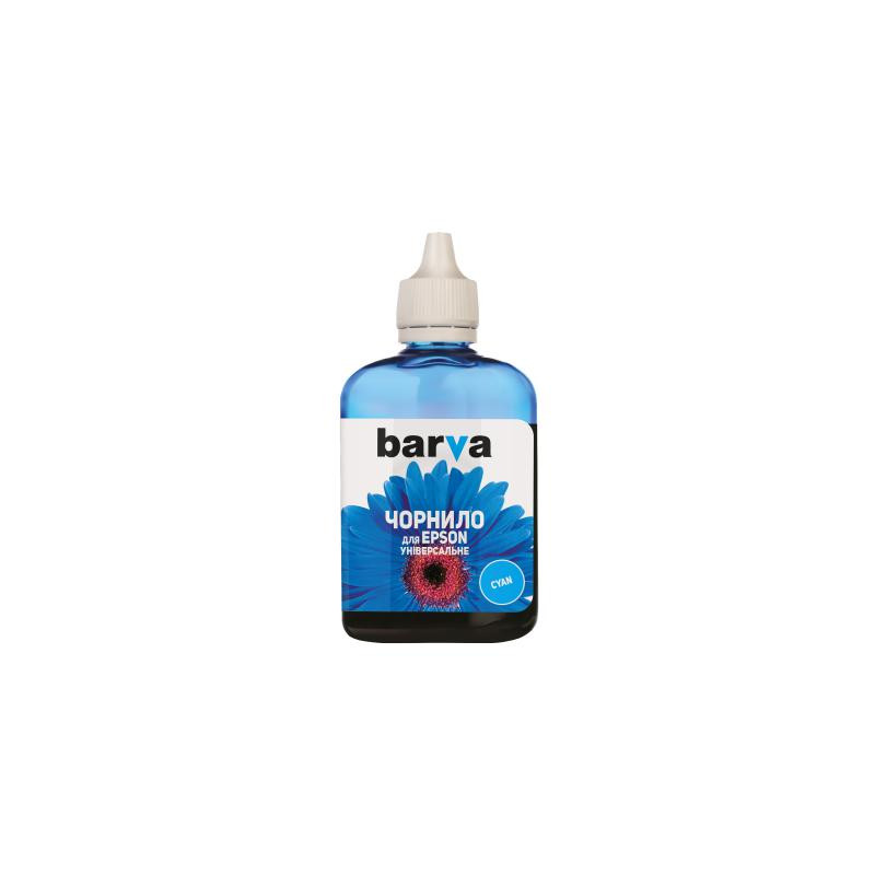 Чорнило Barva Epson universal 1, water-soluble, 90г CYAN (EU1-446)