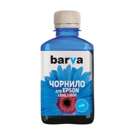 Чорнило Barva Epson 673 180г CYAN (L800-411)