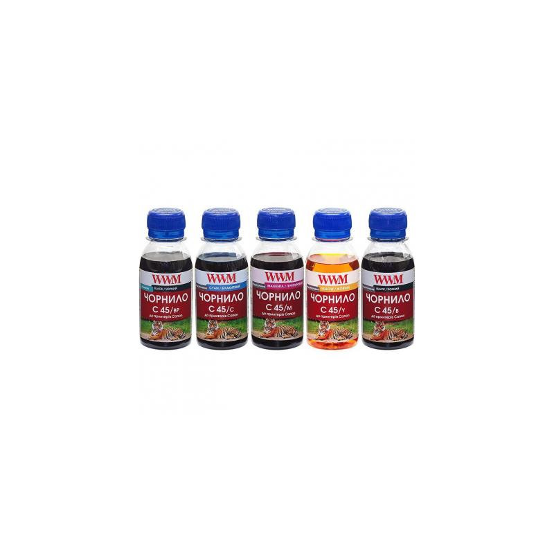 Чорнило WWM CANON PGI450/CLI451 (5х100г) BP/B/C/M/Y (C45SET-5)