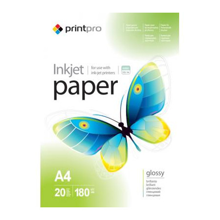 Фотопапір PrintPro A4 (PGE180020A4)