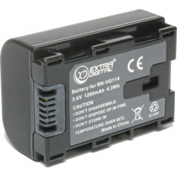 Акумулятор до фото/відео Extradigital JVC BN-VG114 (chip) (BDJ1310)