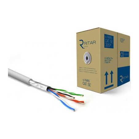 Кабель мережевий Ritar FTP 305м КВПЭ (4*2*0,51)[СCA] (03492)