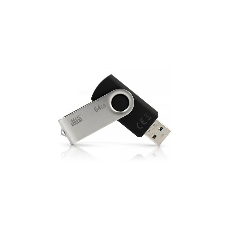 USB флеш накопичувач Goodram 64GB Twister Black USB 3.0 (UTS3-0640K0R11)