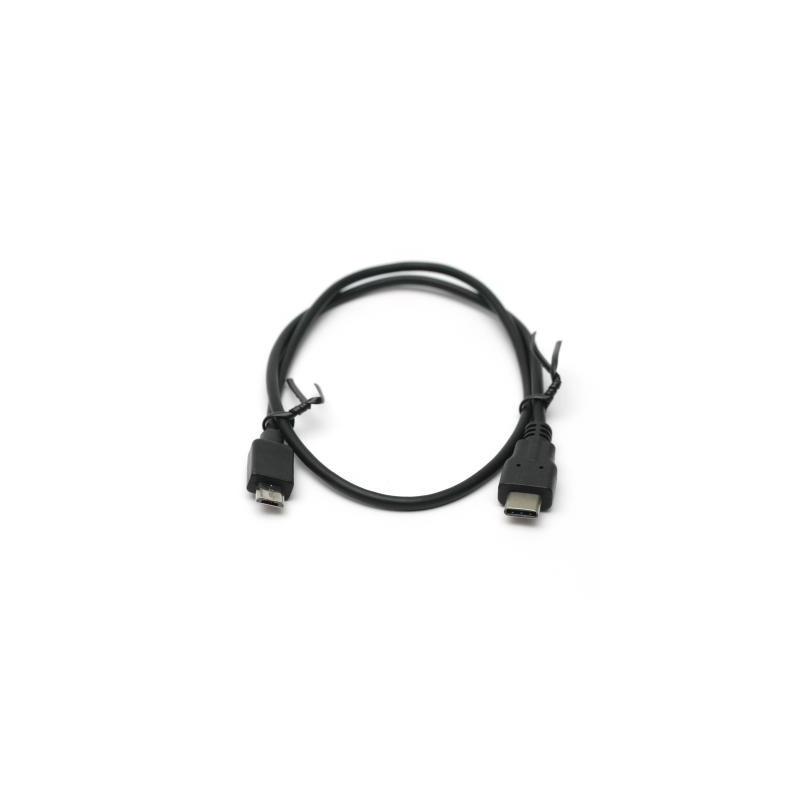 Дата кабель USB-C to Micro 5P 0.3m PowerPlant (KD00AS1259)