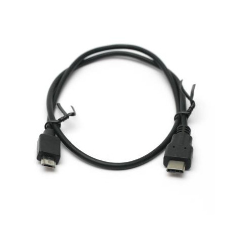 Дата кабель USB-C to Micro 5P 0.3m PowerPlant (KD00AS1259)