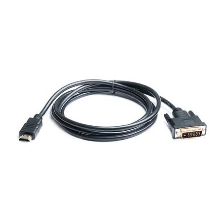 Кабель мультимедійний HDMI M to DVI M 1.8m 18+1pin REAL-EL (EL123500013)
