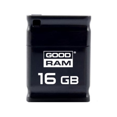 USB флеш накопичувач Goodram 16GB UPI2 Piccolo Black USB 2.0 (UPI2-0160K0R11)