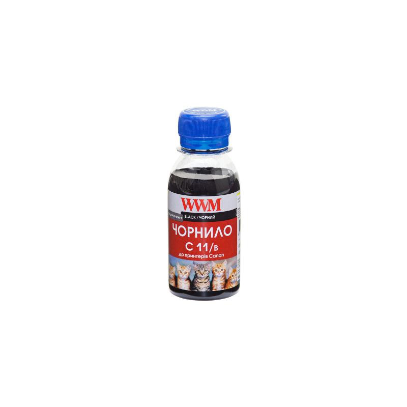 Чорнило WWM Canon CLI-521B/CLI-426B 100г Black Water-soluble (C11/B-2)