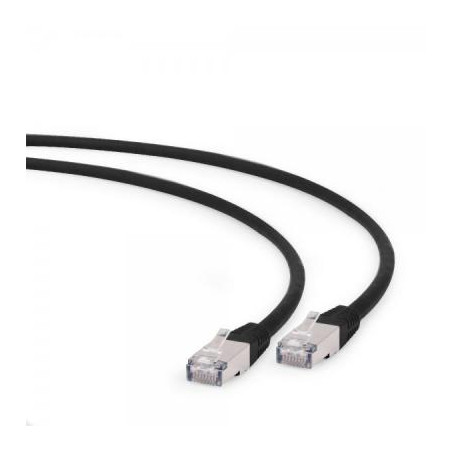Патч-корд 0.5м S/FTP Cat 6A CU LSZH black Cablexpert (PP6A-LSZHCU-BK-0.5M)
