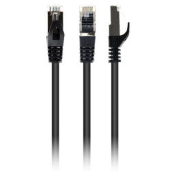 Патч-корд 1.5м S/FTP Cat 6A CU LSZH black Cablexpert (PP6A-LSZHCU-BK-1.5M)