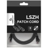 Патч-корд 1.5м S/FTP Cat 6A CU LSZH black Cablexpert (PP6A-LSZHCU-BK-1.5M)