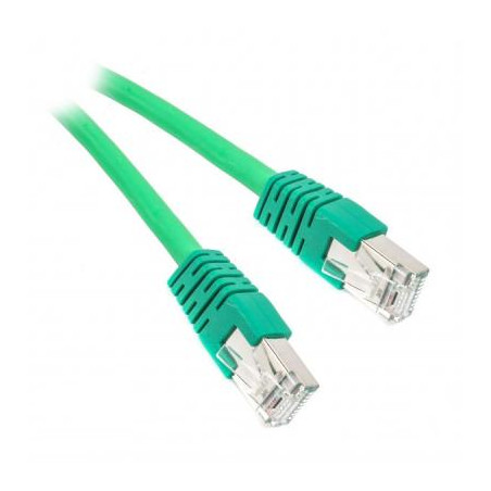 Патч-корд 0.5м S/FTP Cat 6A CU LSZH green Cablexpert (PP6A-LSZHCU-G-0.5M)
