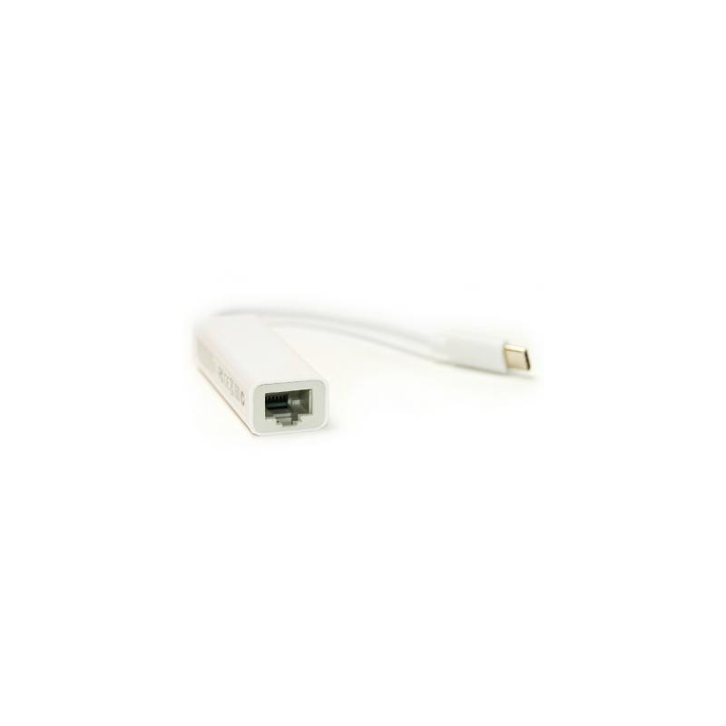Перехідник PowerPlant USB Type C - RJ45, 12см (DV00DV4067)