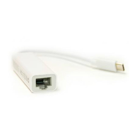 Перехідник PowerPlant USB Type C - RJ45, 12см (DV00DV4067)