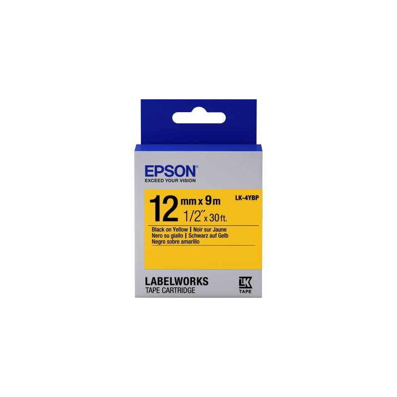Стрічка для принтера етикеток Epson LK4YBP (C53S654008)