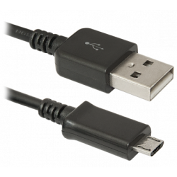 Дата кабель USB 2.0 AM to Micro 5P 1.0m Defender (87473)