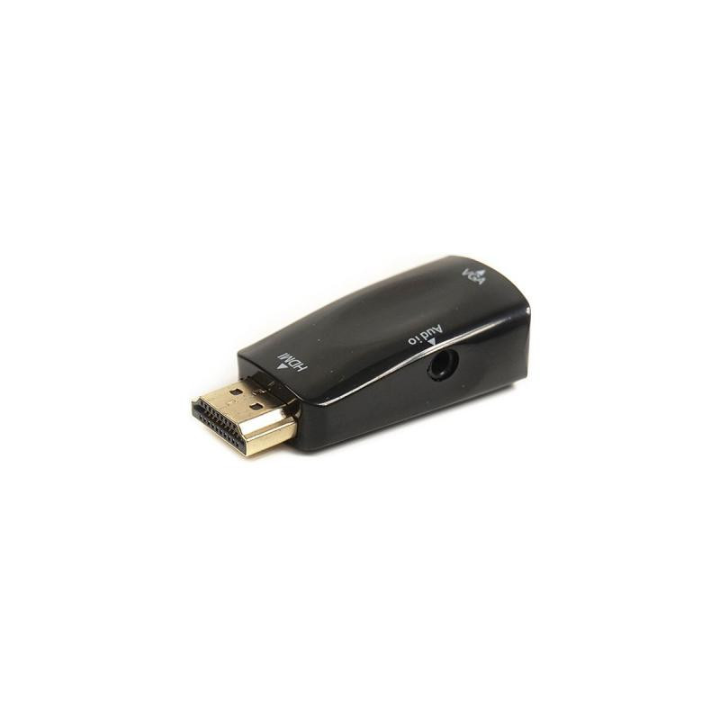 Перехідник HDMI to VGA 0.5m PowerPlant (CA910267)