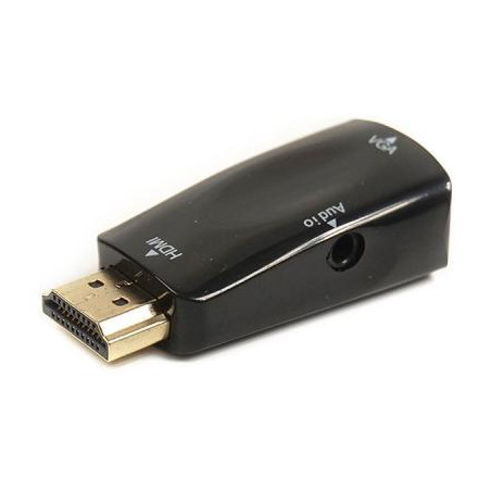 Перехідник HDMI to VGA 0.5m PowerPlant (CA910267)