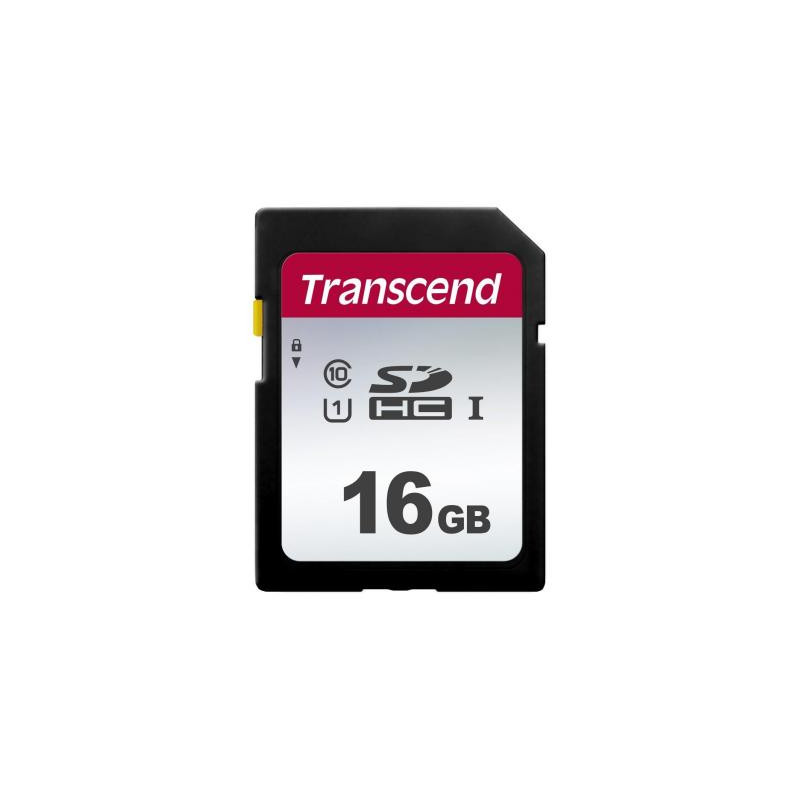 Карта пам'яті Transcend 16GB SDHC class 10 UHS-I U1 (TS16GSDC300S)