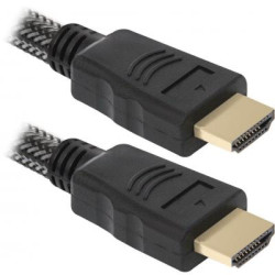 Кабель мультимедійний HDMI M to HDMI M 1.0m Defender (87340)